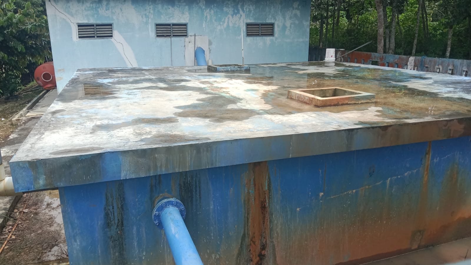 unit distribusi tanah datar
